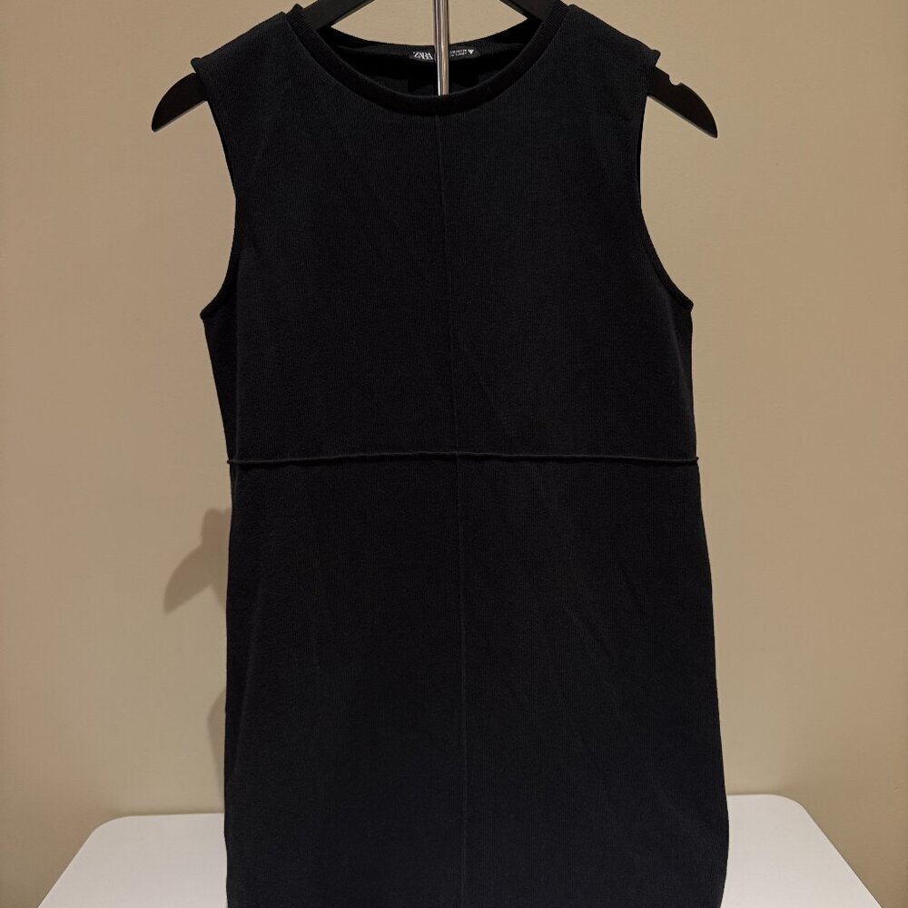 Zara Black Mini Gothic Core Womens Dress Size Medium